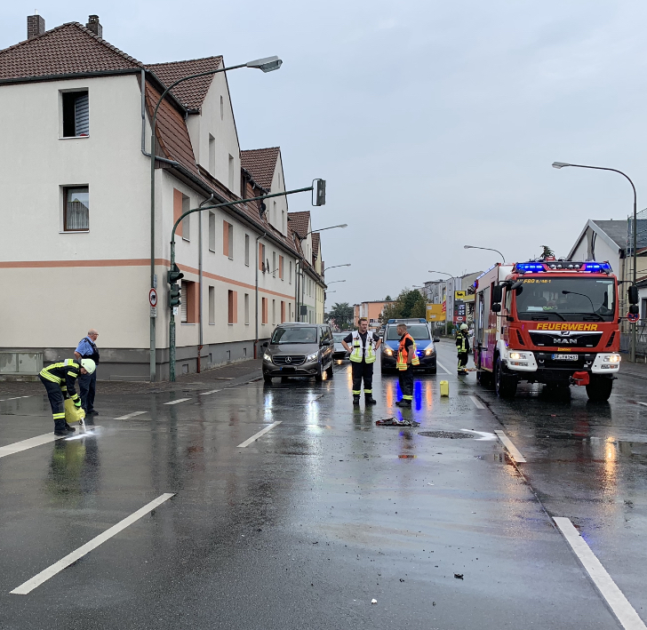 Betriebsmittelaufnahme nach Unfall