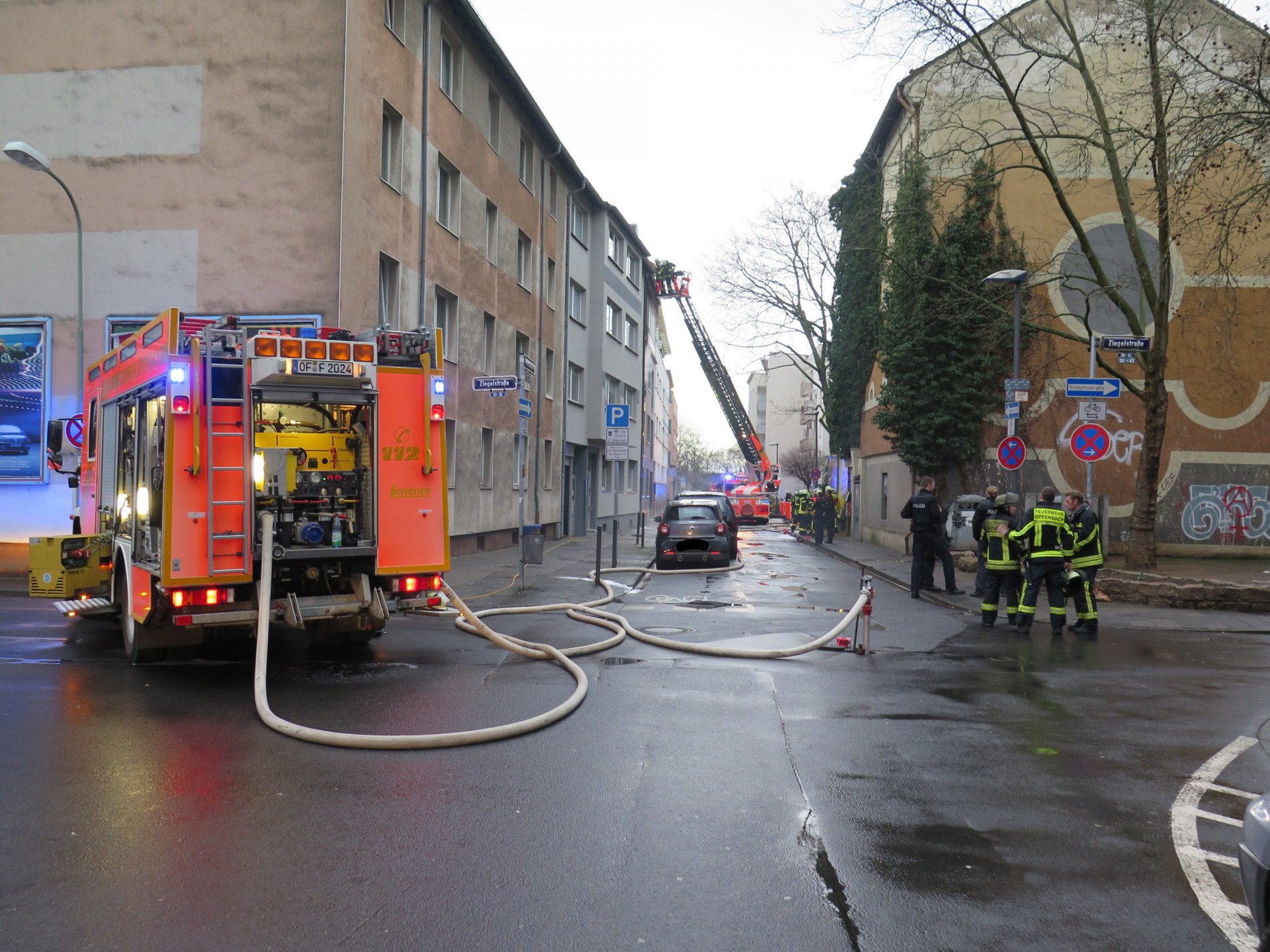 Feuer - Menschenleben in Gefahr