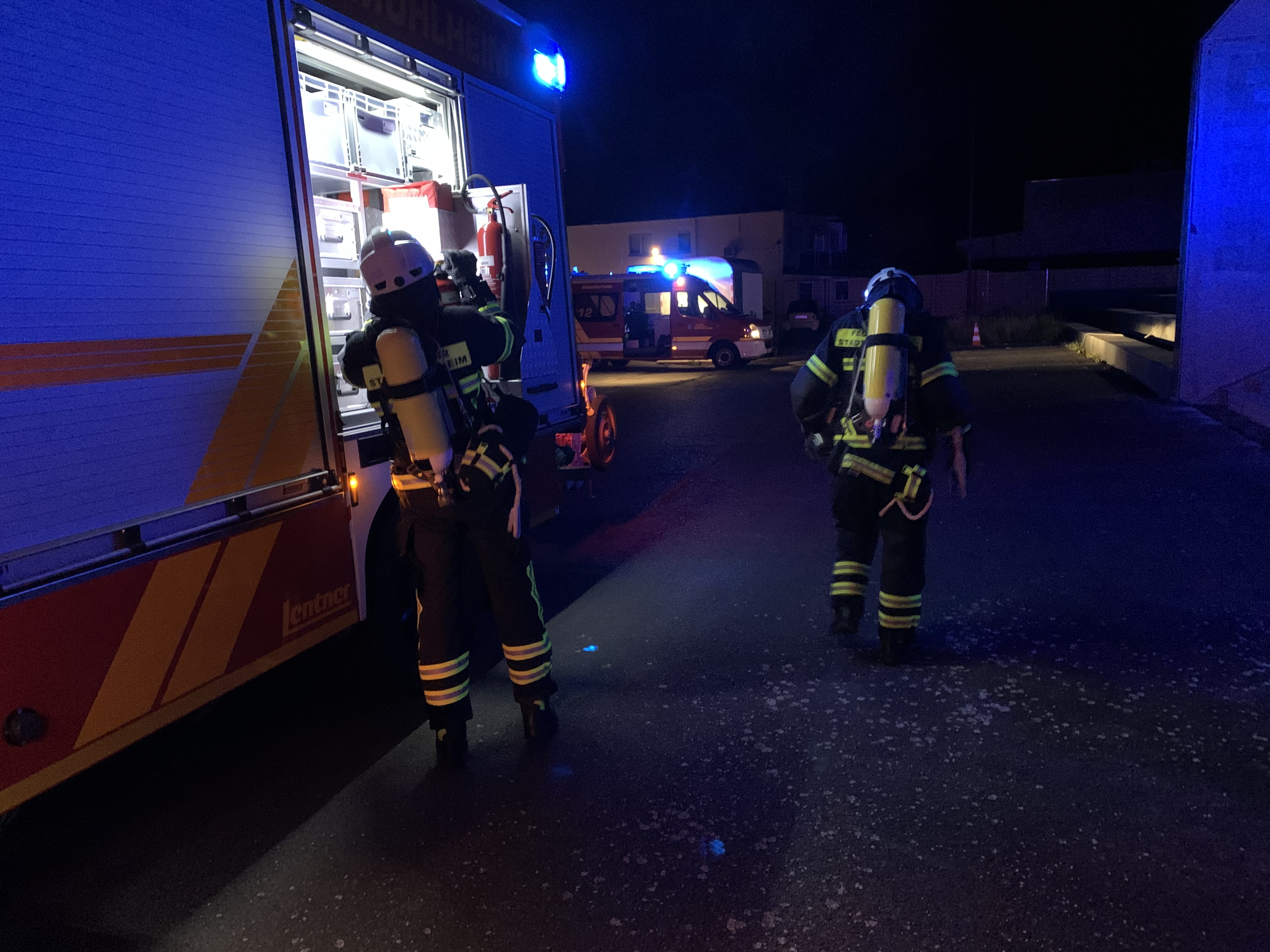 Ausgelöste Brandmeldeanlage in Gewerbegebäude