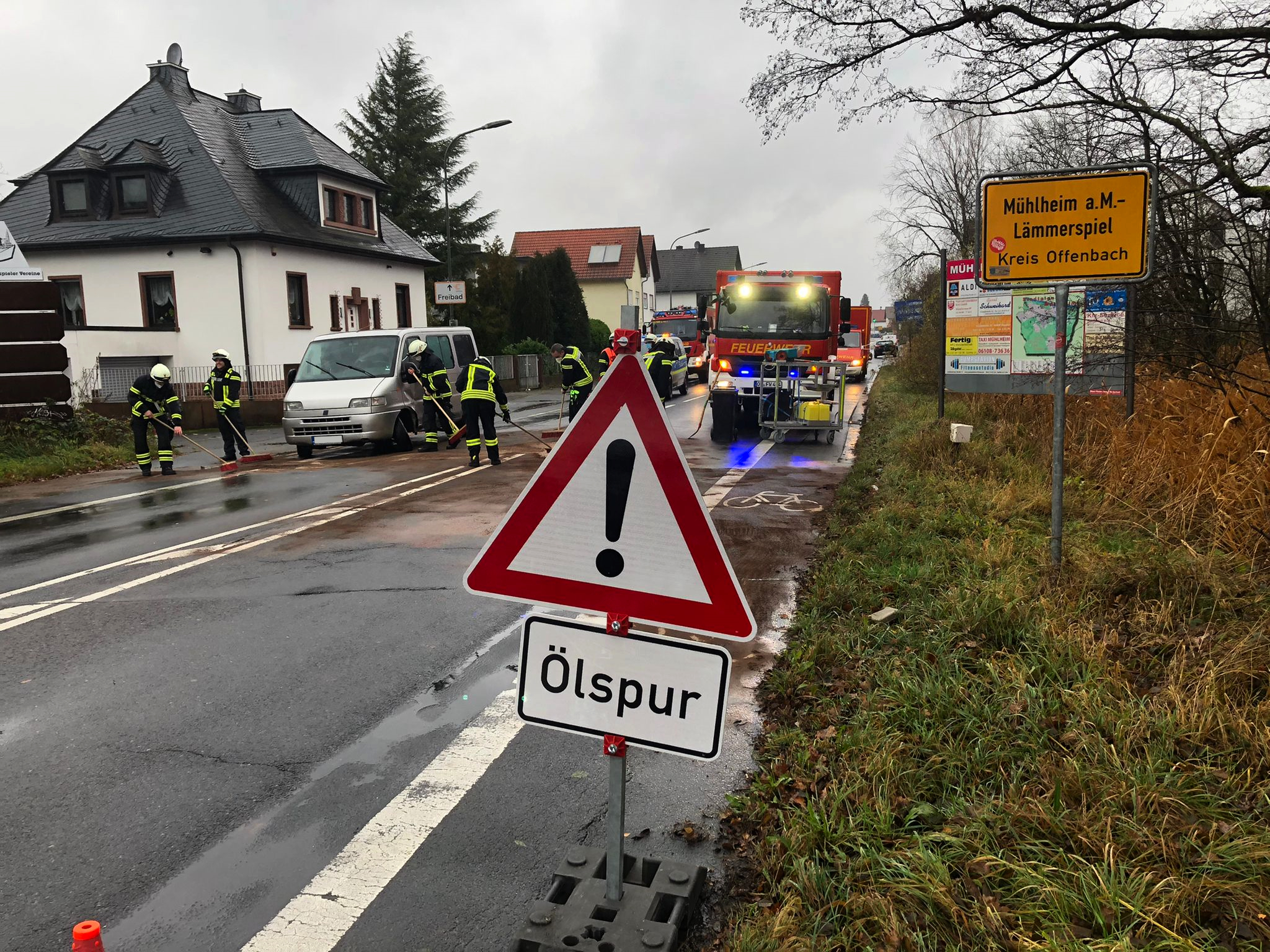 Betriebsmittelaufnahme nach Verkehrsunfall