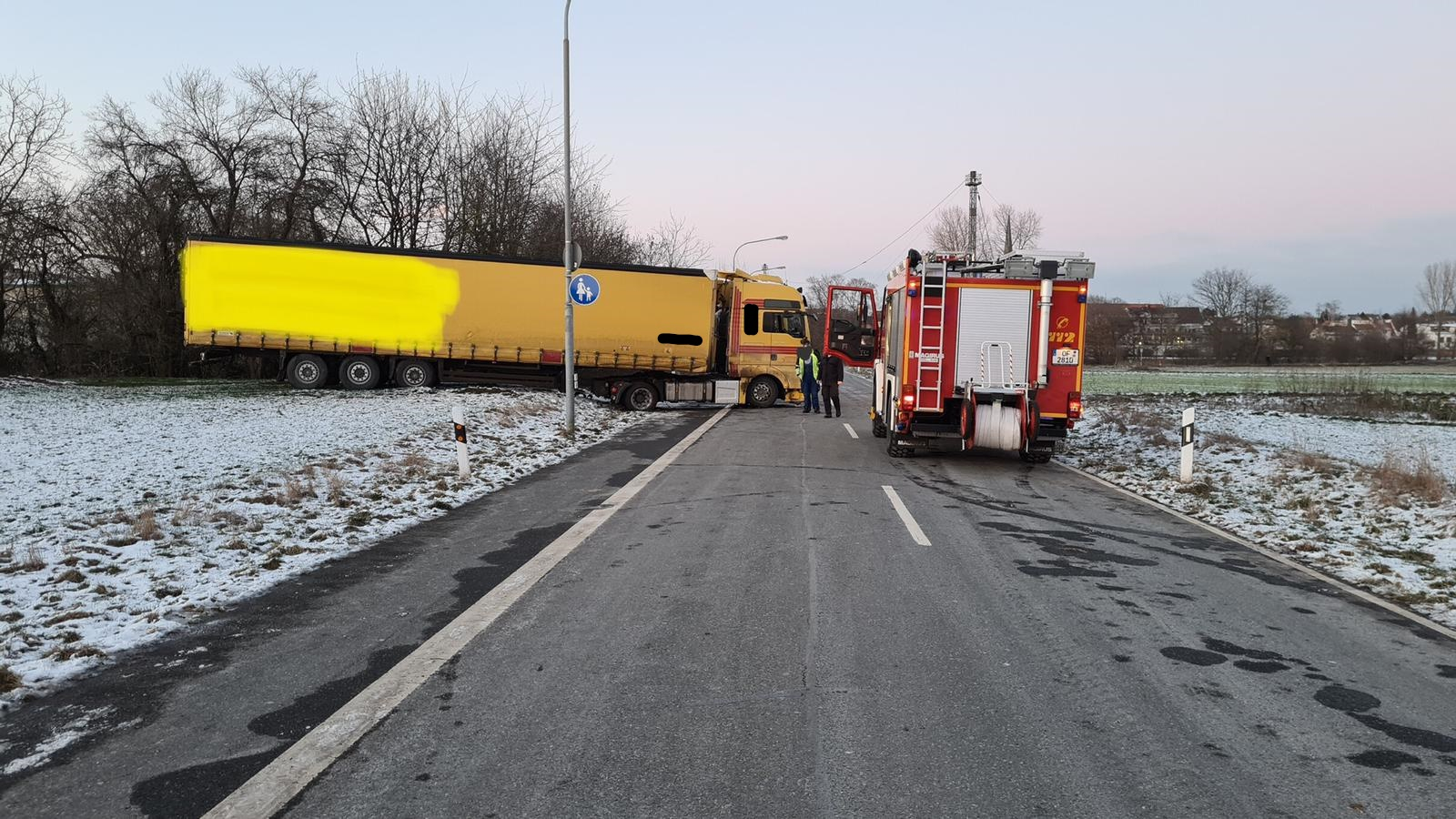 LKW festgefahren