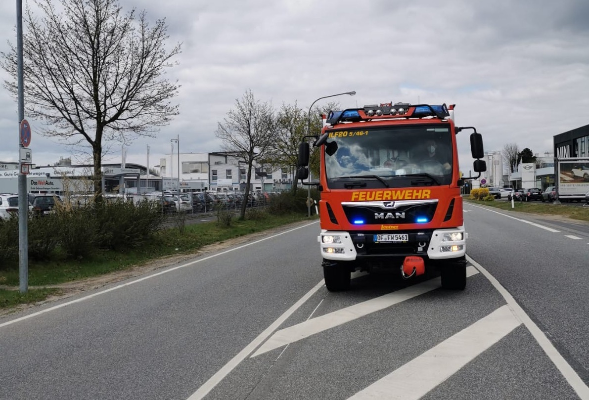 Ausgelöste Brandmeldeanlage