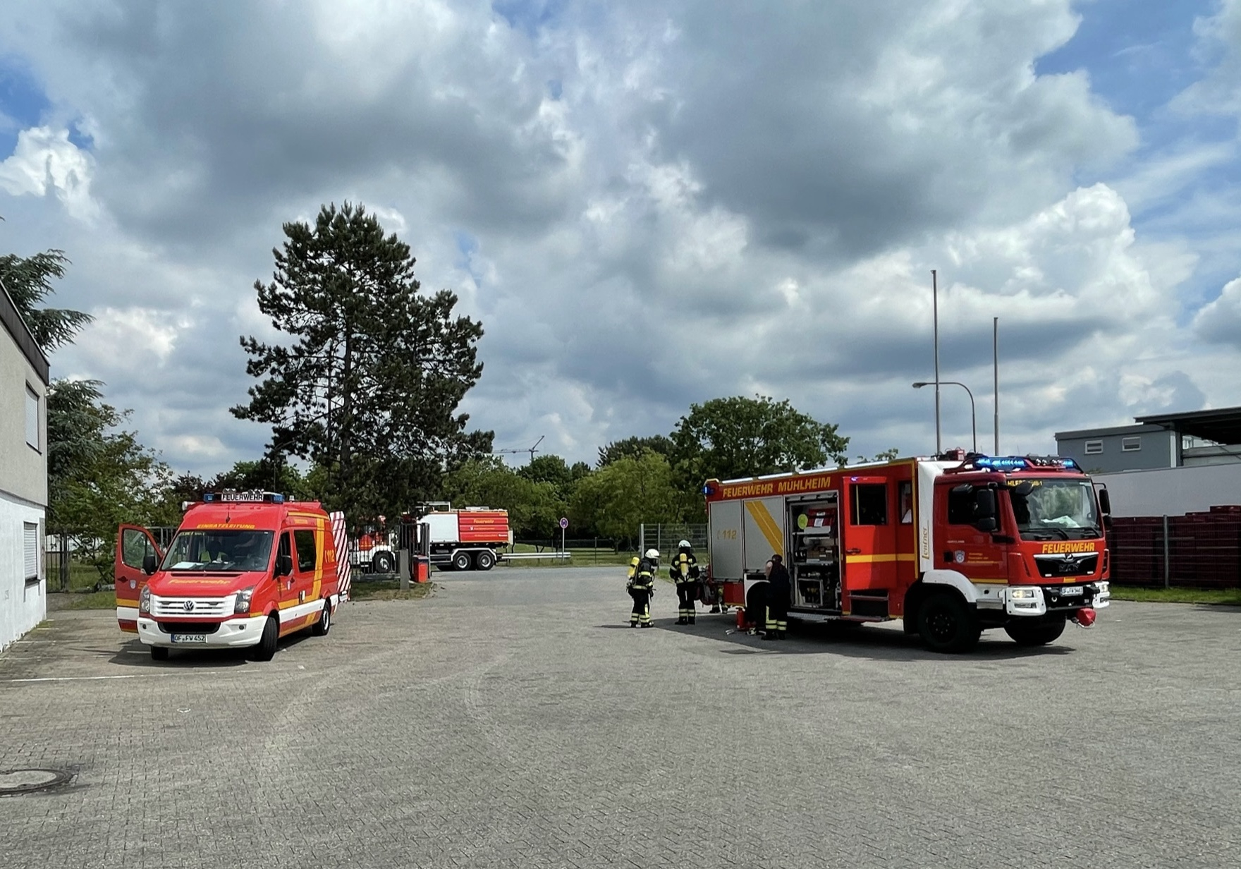 Ausgelöste Brandmeldeanlage