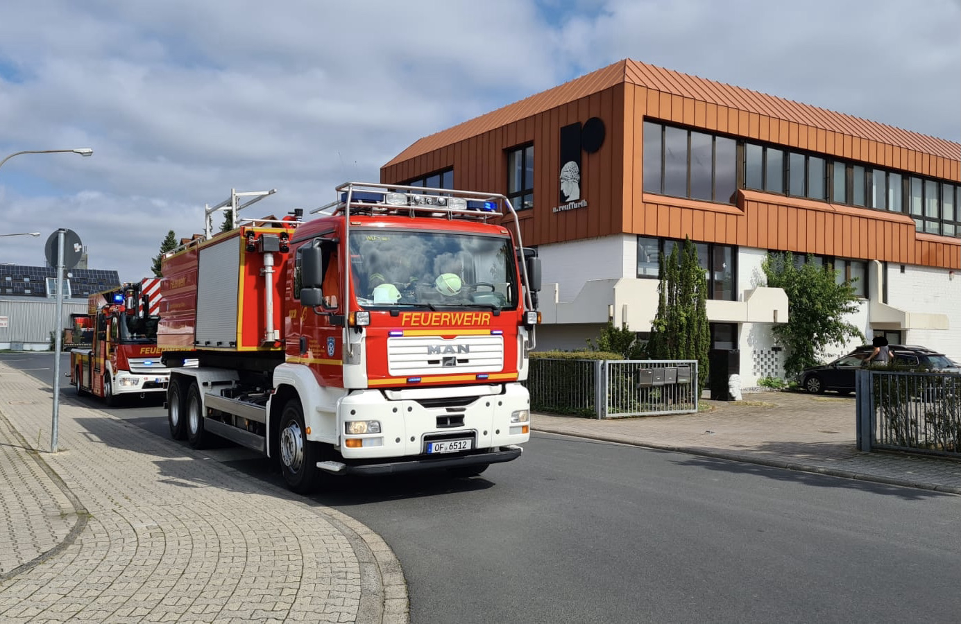 Ausgelöste Brandmeldeanlage