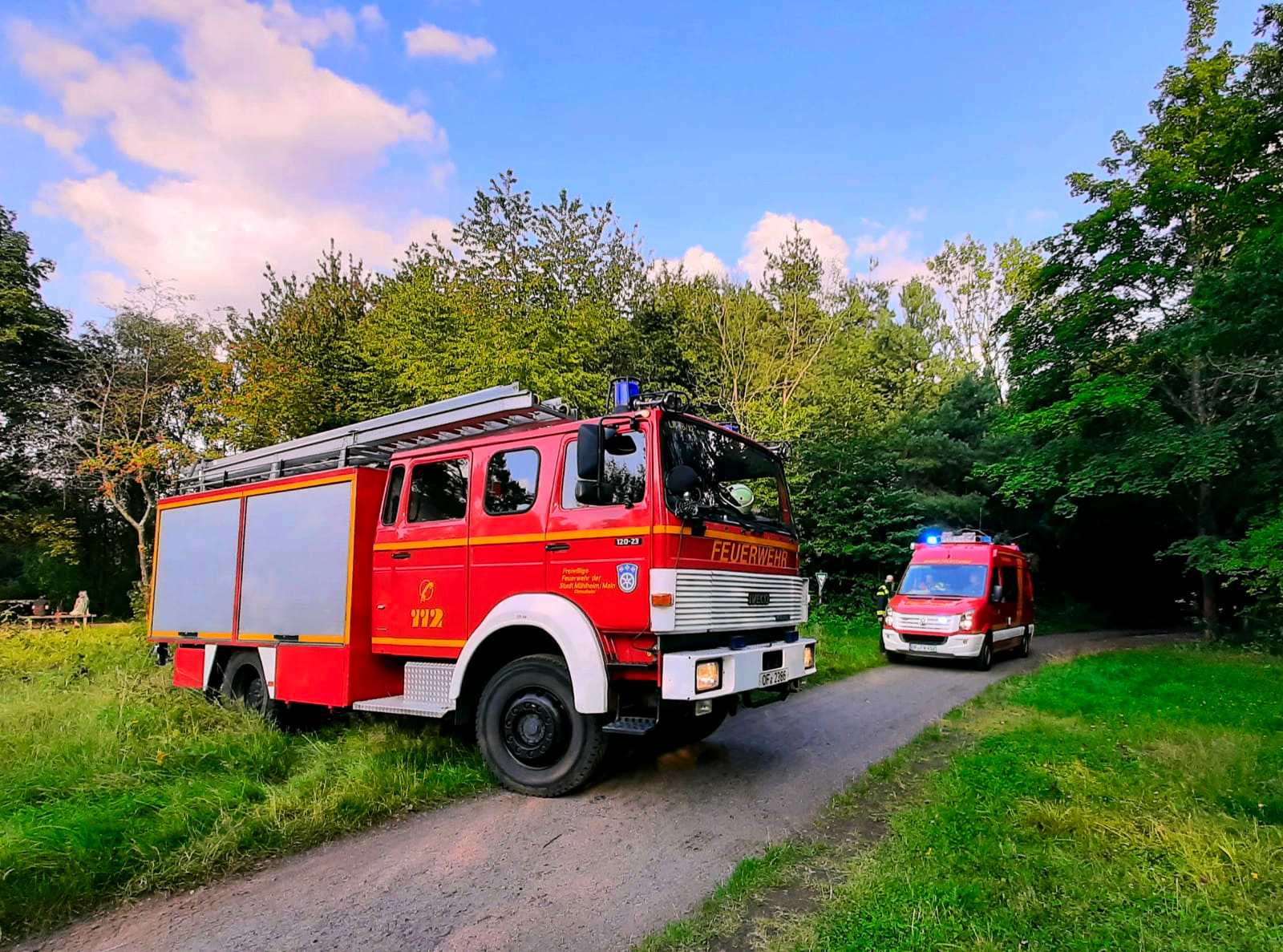 Unklare Rauchentwicklung im Naherholungsgebiet