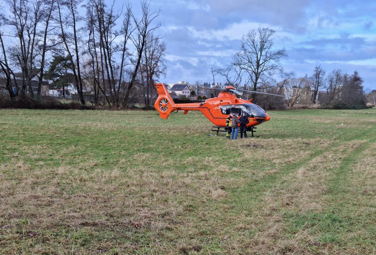 Absicherung Rettungshubschrauber