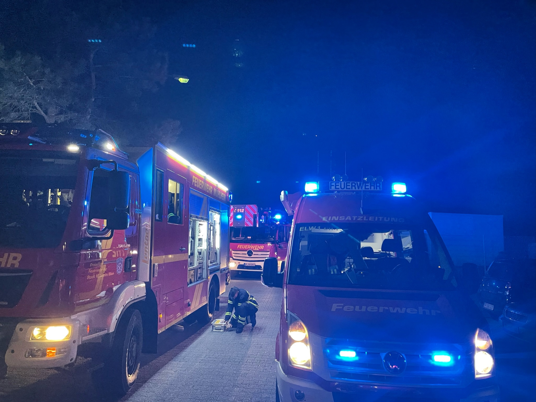 Ausgelöste Brandmeldeanlage