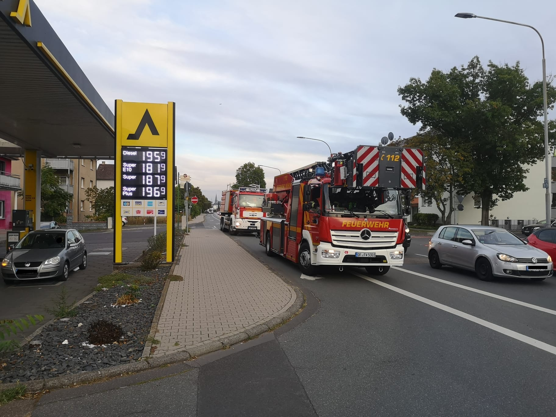 Ausgelöste Brandmeldeanlage